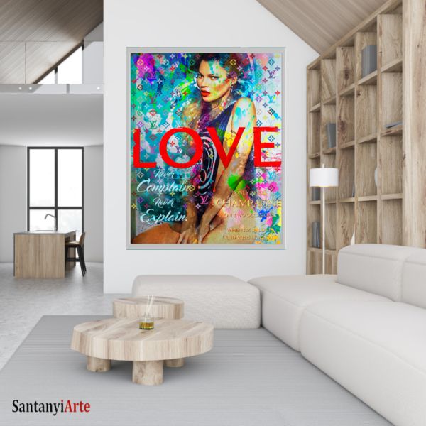 Pop Art Art on Canvas