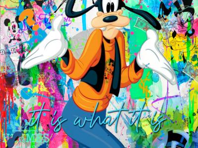 Pop Art Kunst auf Leinwand