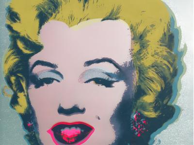 Pop Art Merilyn mit Diamond Dust