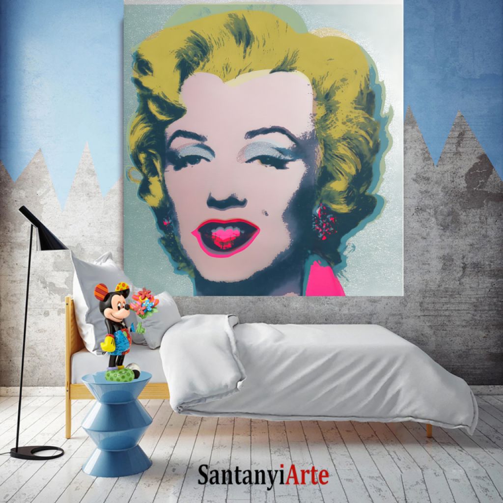 Pop Art Merilyn mit Diamond Dust