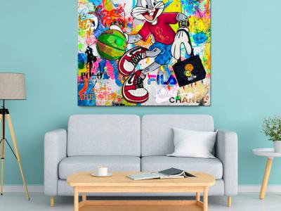 PopArt Kunst auf Leinwand