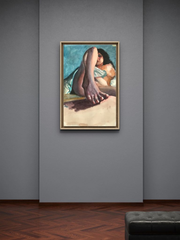 Portrait of woman, unframed