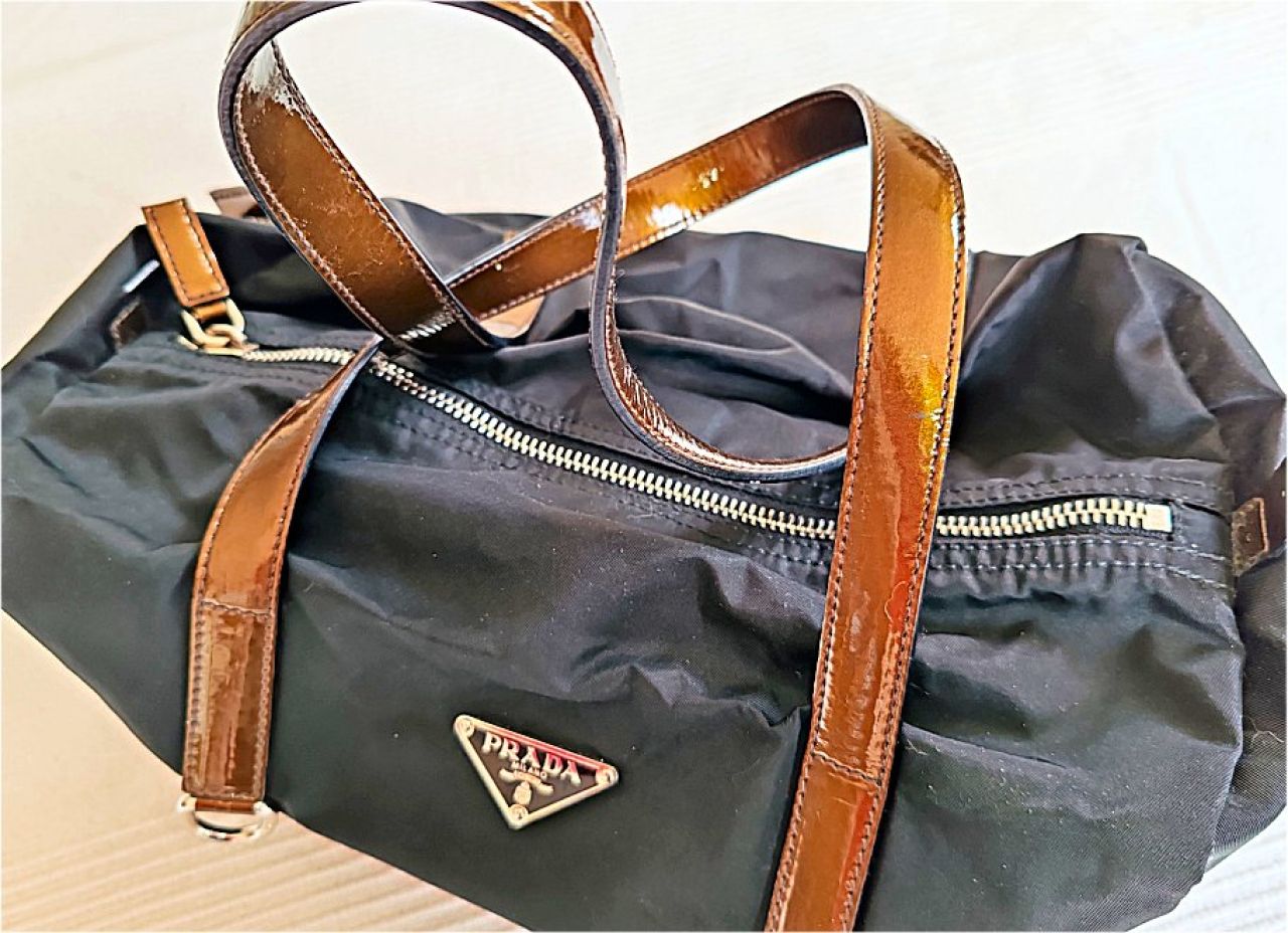 Prada Bauletto bag, color: black