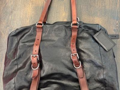 PRADA Leather Shoulder Bag
