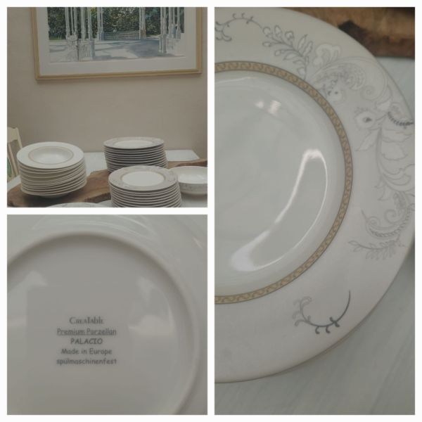 Premium Porzellanservice für 12 Personen