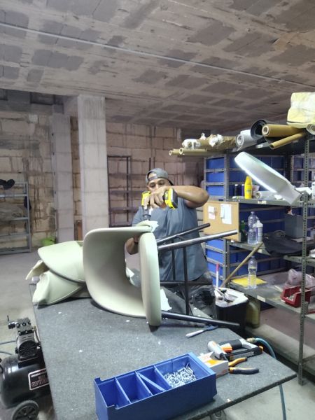 Professionelle Polsterung