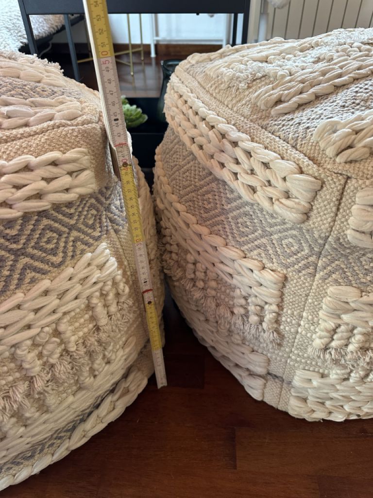 Puff Poufs Sitzkissen 2 Stück neu