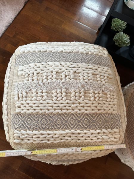 Puff Poufs Sitzkissen 2 Stück neu