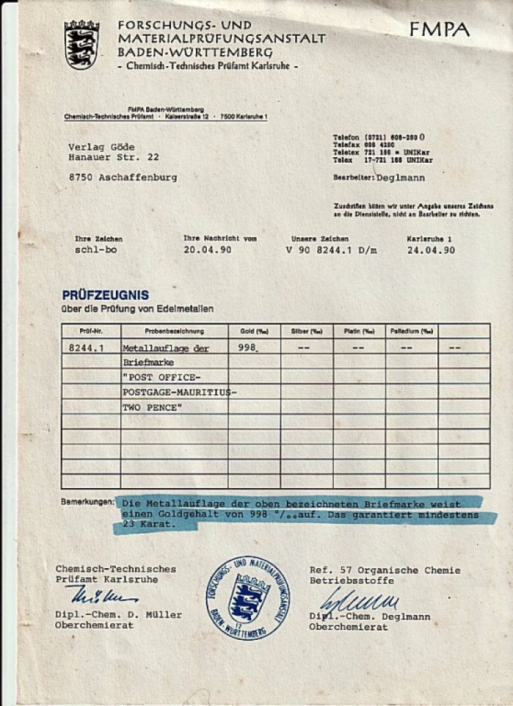 Raritäten in Gold, Göde Bayerisches Münzkontor, 2 Alben, 70 Goldbriefmarken, zertifiziert, limitiert