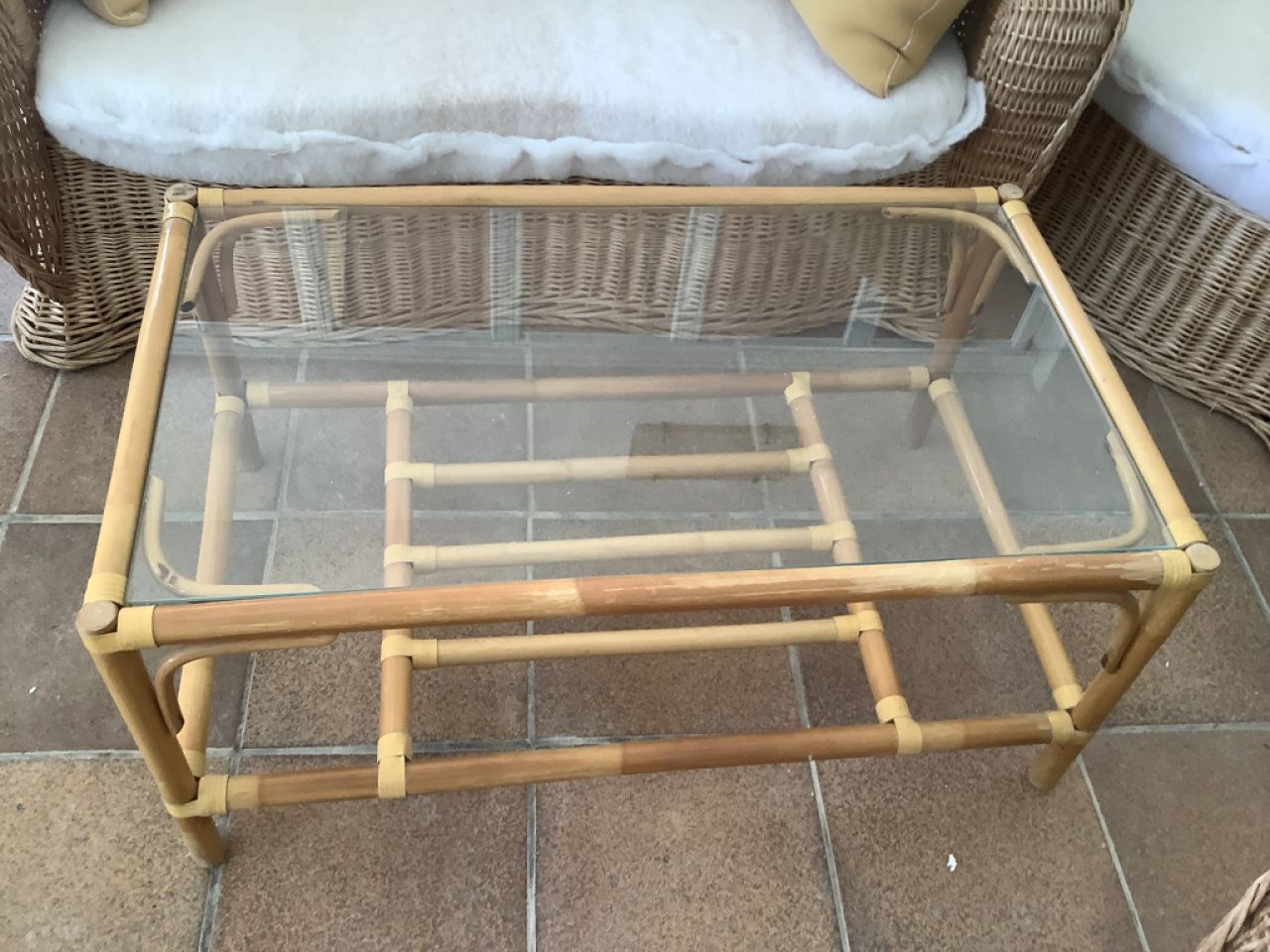 Rattanmöbel-Set im Lambert-Stil