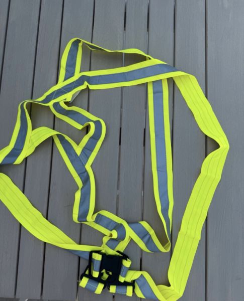 Reflektierender Schultergurt für Fahrrad oder E-Scouter