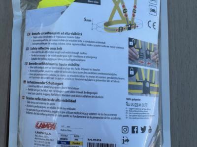 Reflektierender Schultergurt für Fahrrad oder E-Scouter