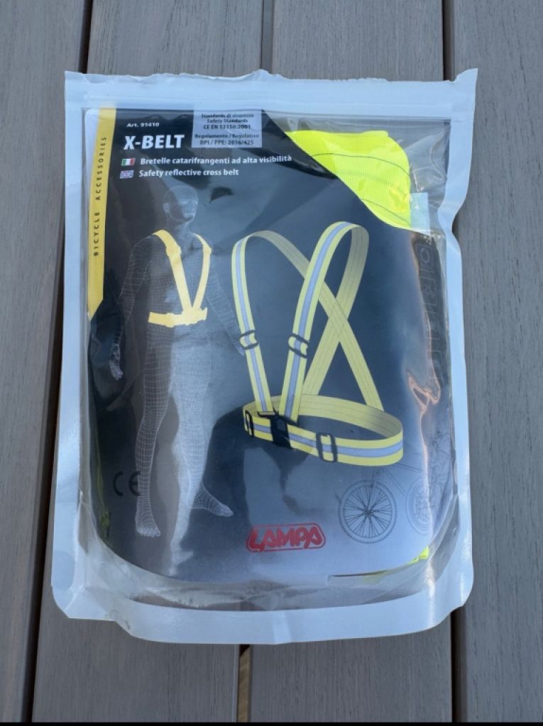 Reflektierender Schultergurt für Fahrrad oder E-Scouter