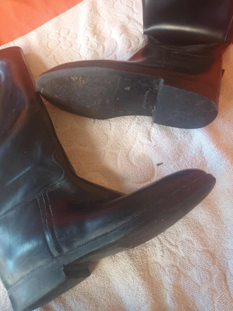 Reitstiefel, Kunstleder