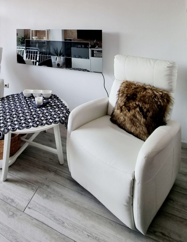 Sillón reclinable, Sillón de cuero, Sillón