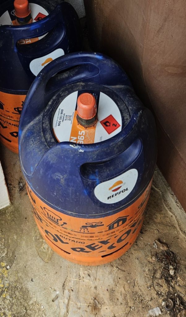 Botella de gas Repsol