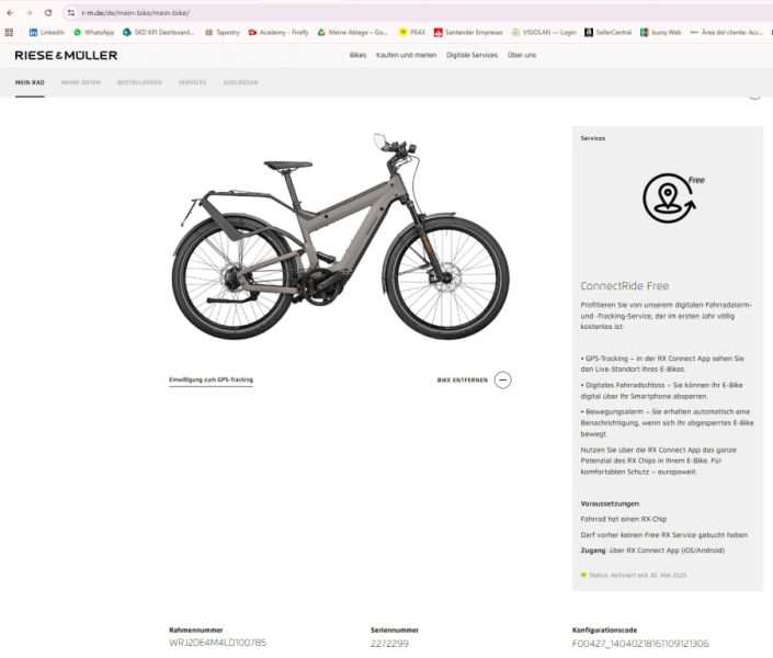 Riese Müller Superdelite HS Rohloff e-bike