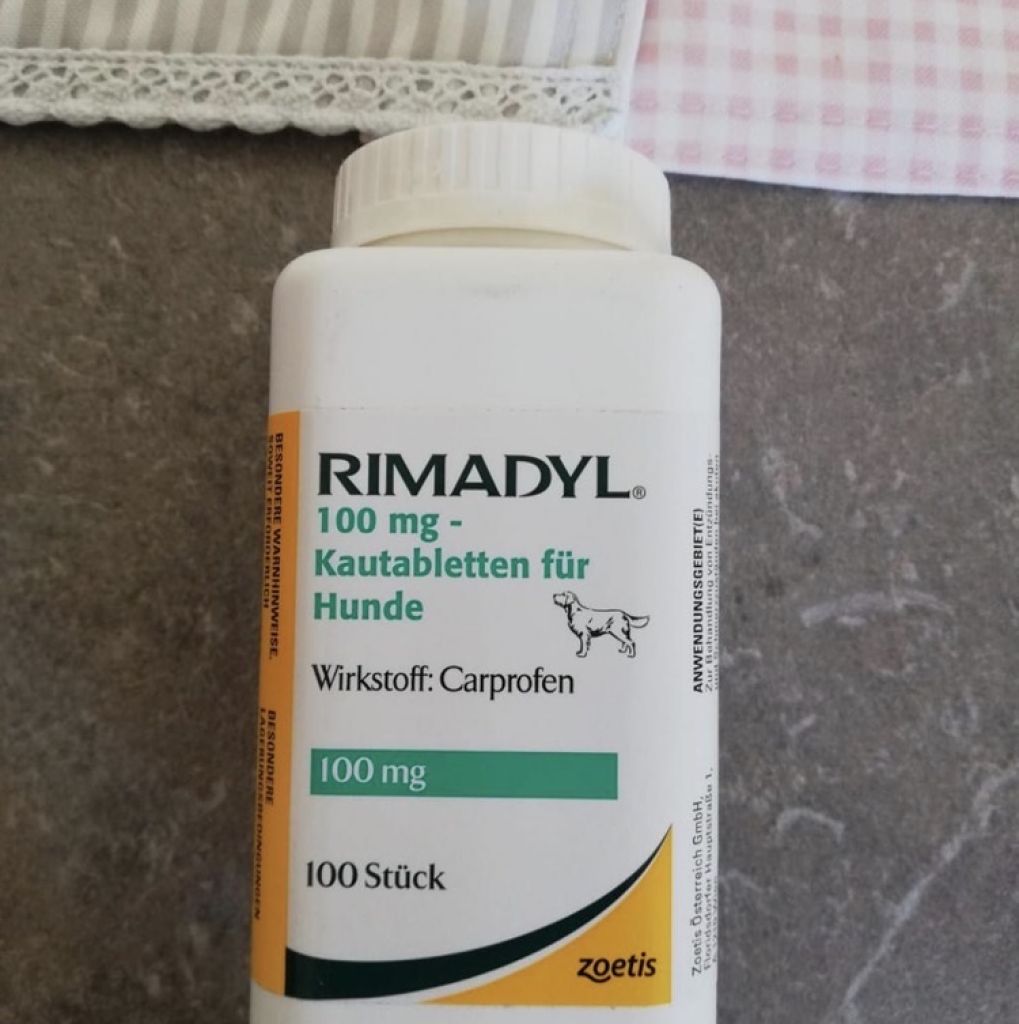 Rimadyl 100 mg chewable tablets 30 pieces in original packaging from Zoetis for dogs