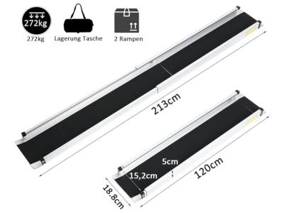 Rollstuhl/ Fahrradrampe Neu