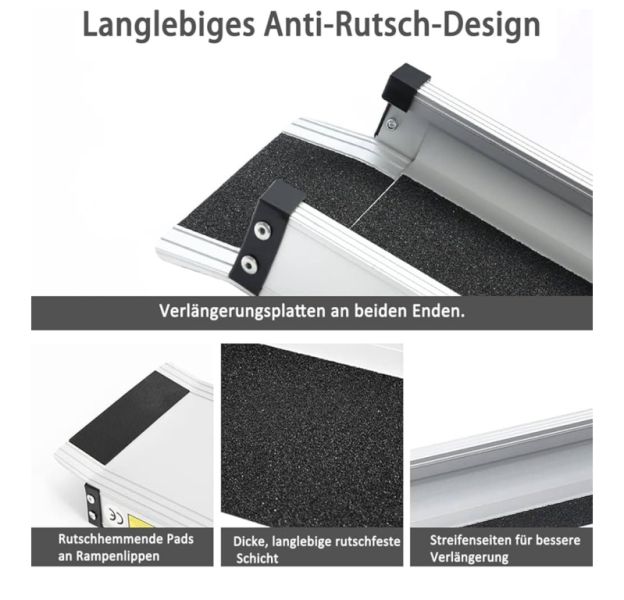 Rollstuhl/ Fahrradrampe Neu