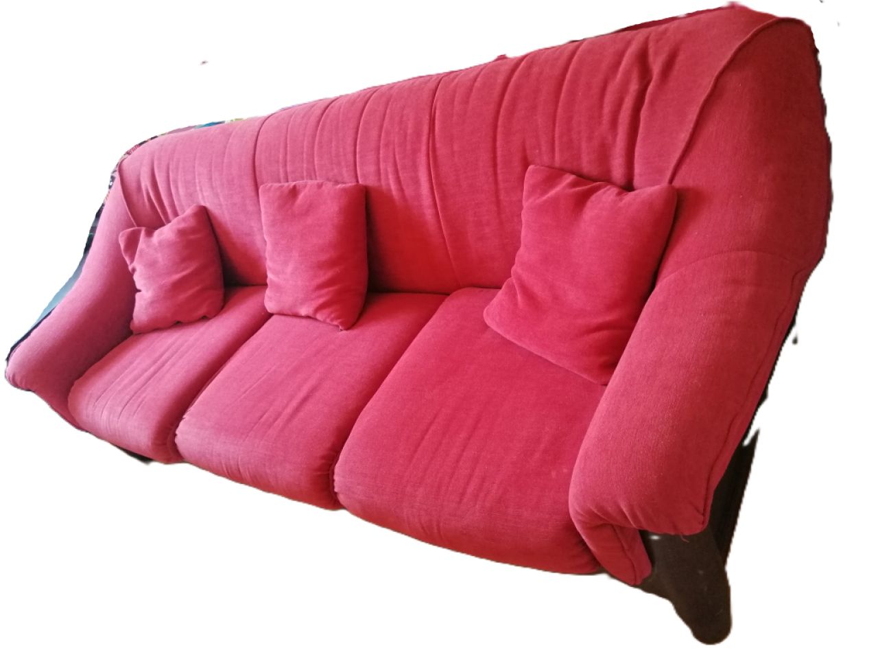Rotes Vintage Sofa