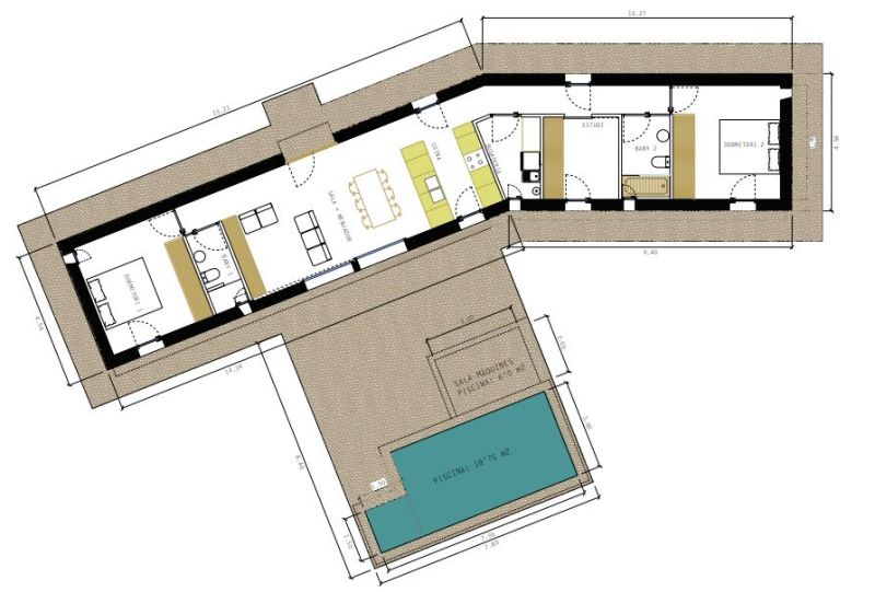 Rustikales Grundstück mit Basisprojekt und Genehmigung in Bearbeitung in Son Valls, Felanitx.