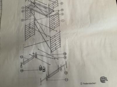 RUX Profi- Gerüst zu verkaufen