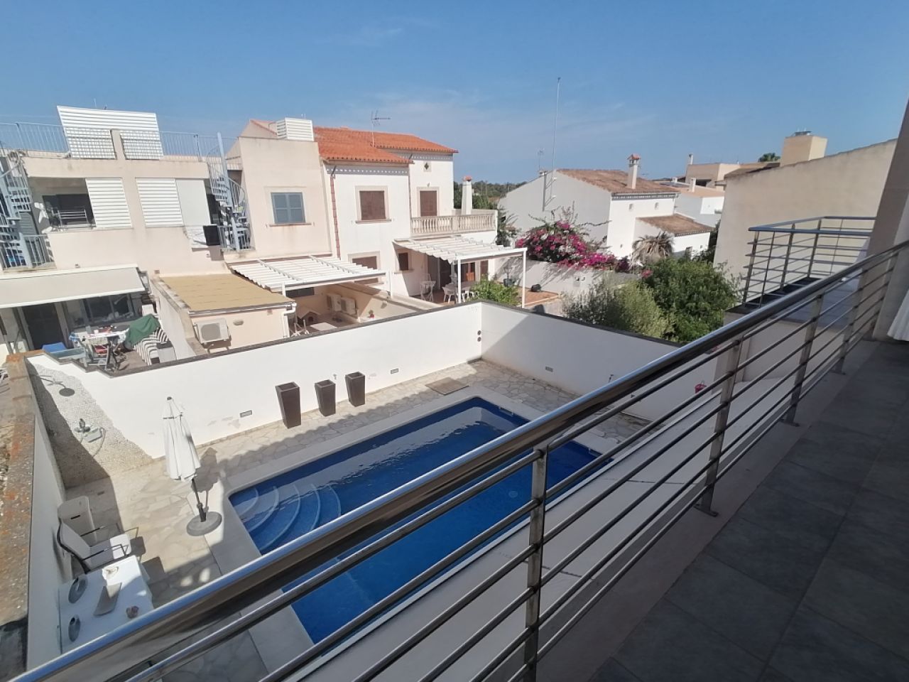 Saison: 2 Etagenchalet mit Pool und Ölzentralheizung in Son Bielo - Sa Rapita -- CH 06