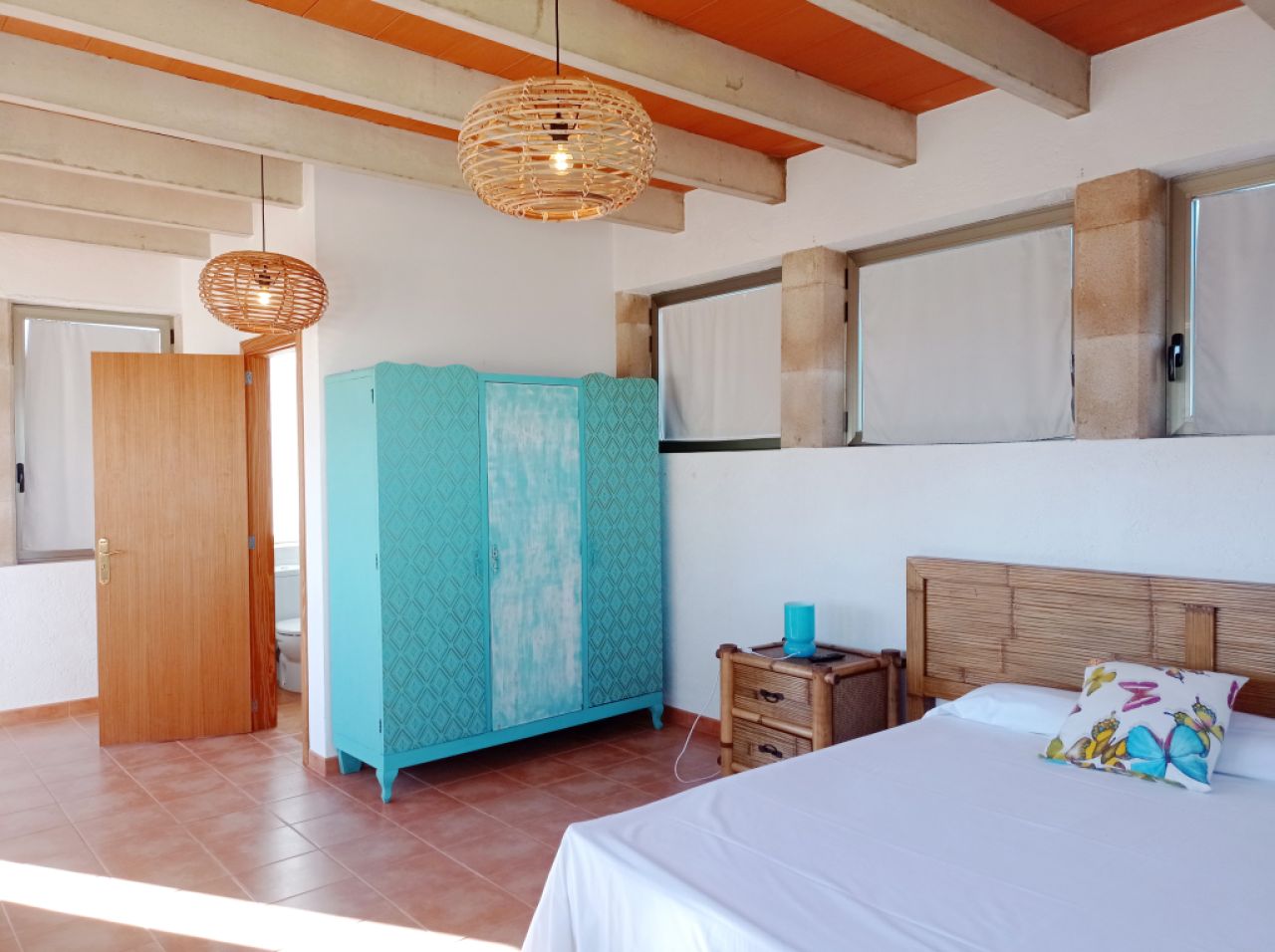 SAISON 24/25: Moderne Finca mit Heizung bei Ses Covetes - Es Trenc --- F 38 WT