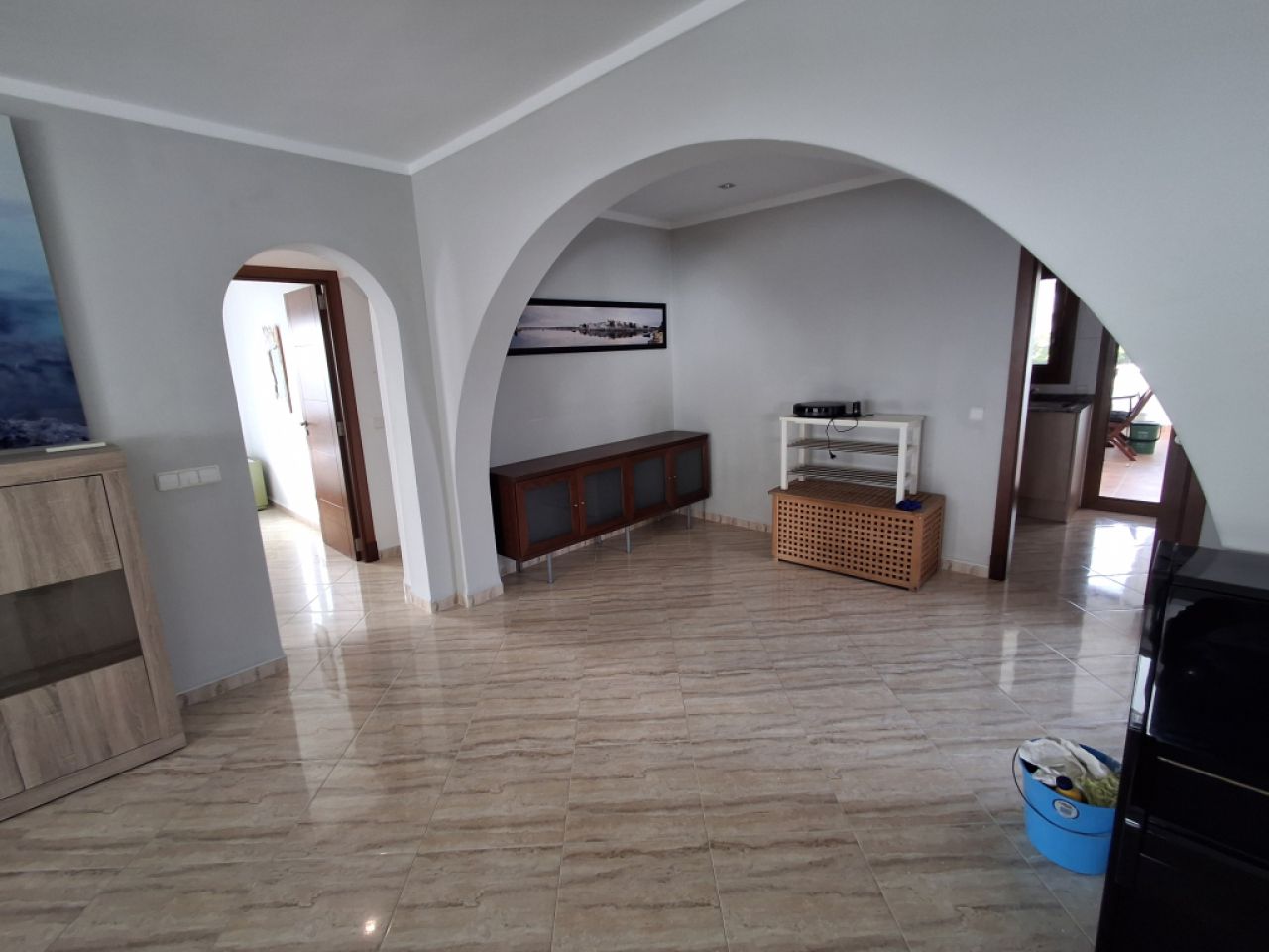 SAISON 26/27: Grosses Apartment mit Gemeinschaftspool in 1. Linie der Küste v Portocolom -- AP 403aT