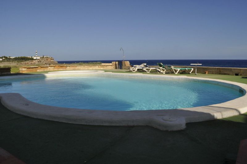 SAISON ab SEPT 26 : Parterrewohnung mit Kamin, Pool und Meerblick in Porto Colom -- AP 159 T