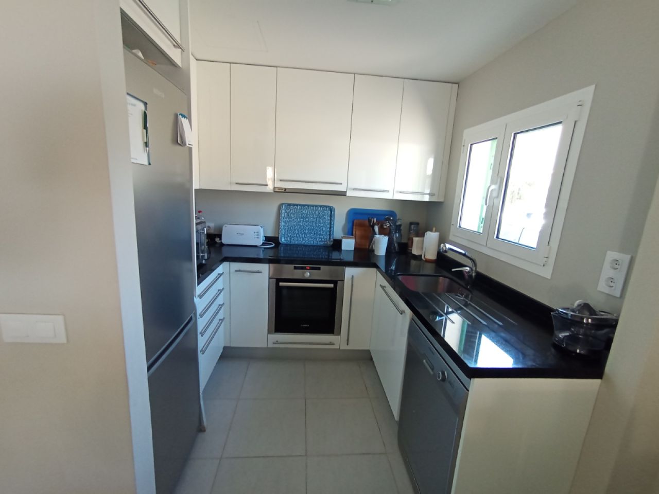 SAISON: Ebenerdiges Chalet mit Fussbodenheizung an der Küste von Sa Rapita --- CH 19 T