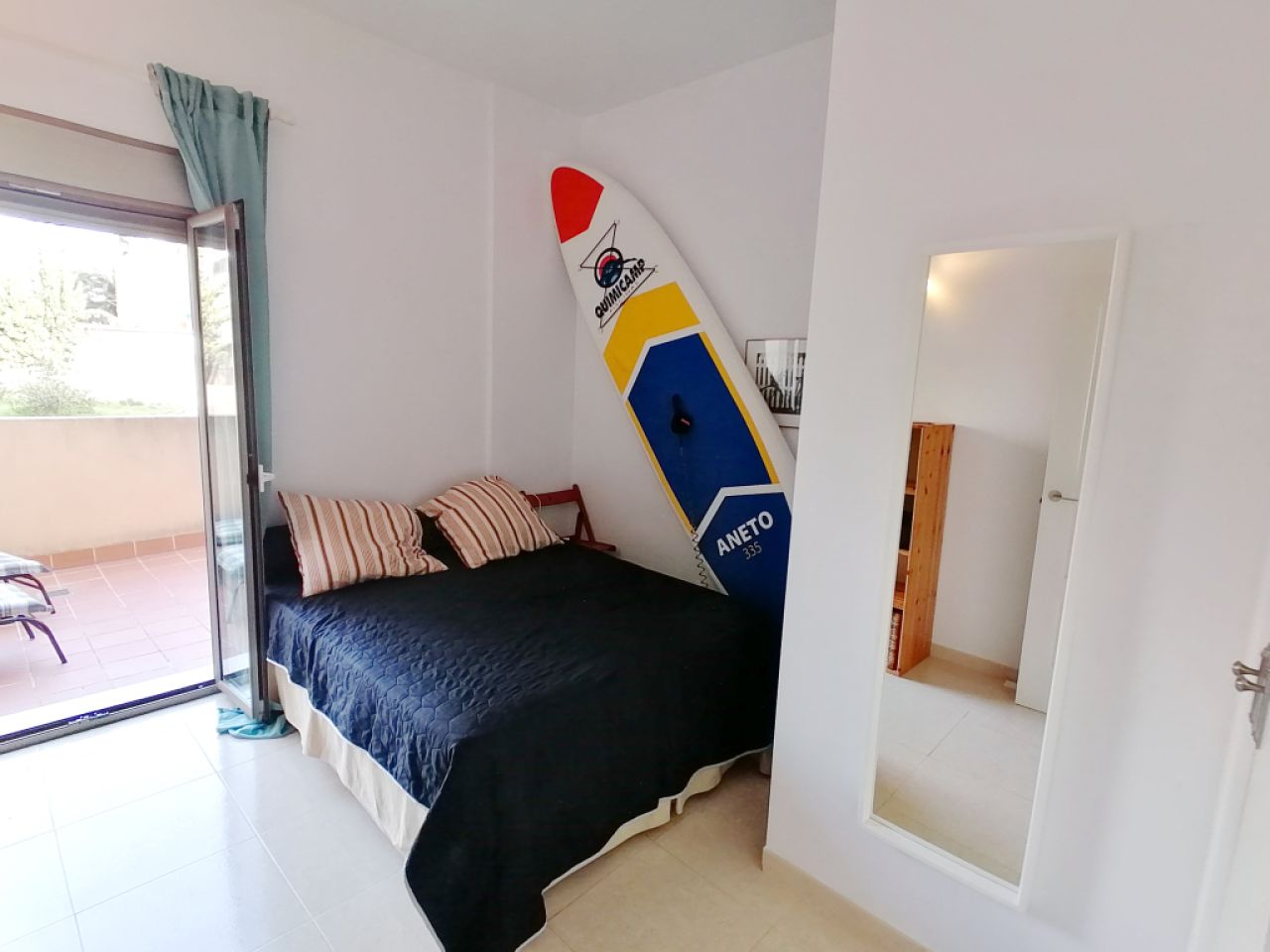 Saison: Parterreapartment mit 2 Terrassen und AC in Hafennähe - Colonia St Jordi -- AP 24 T