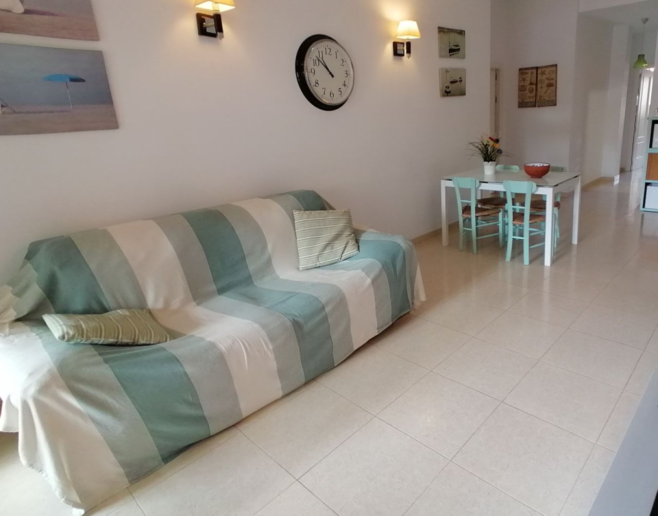 Saison: Parterreapartment mit 2 Terrassen und AC in Hafennähe - Colonia St Jordi -- AP 24 T