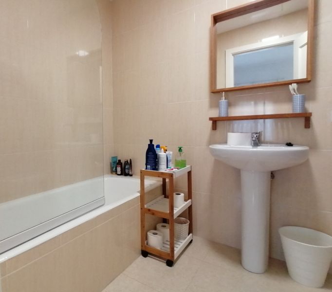 Saison: Parterreapartment mit 2 Terrassen und AC in Hafennähe - Colonia St Jordi -- AP 24 T