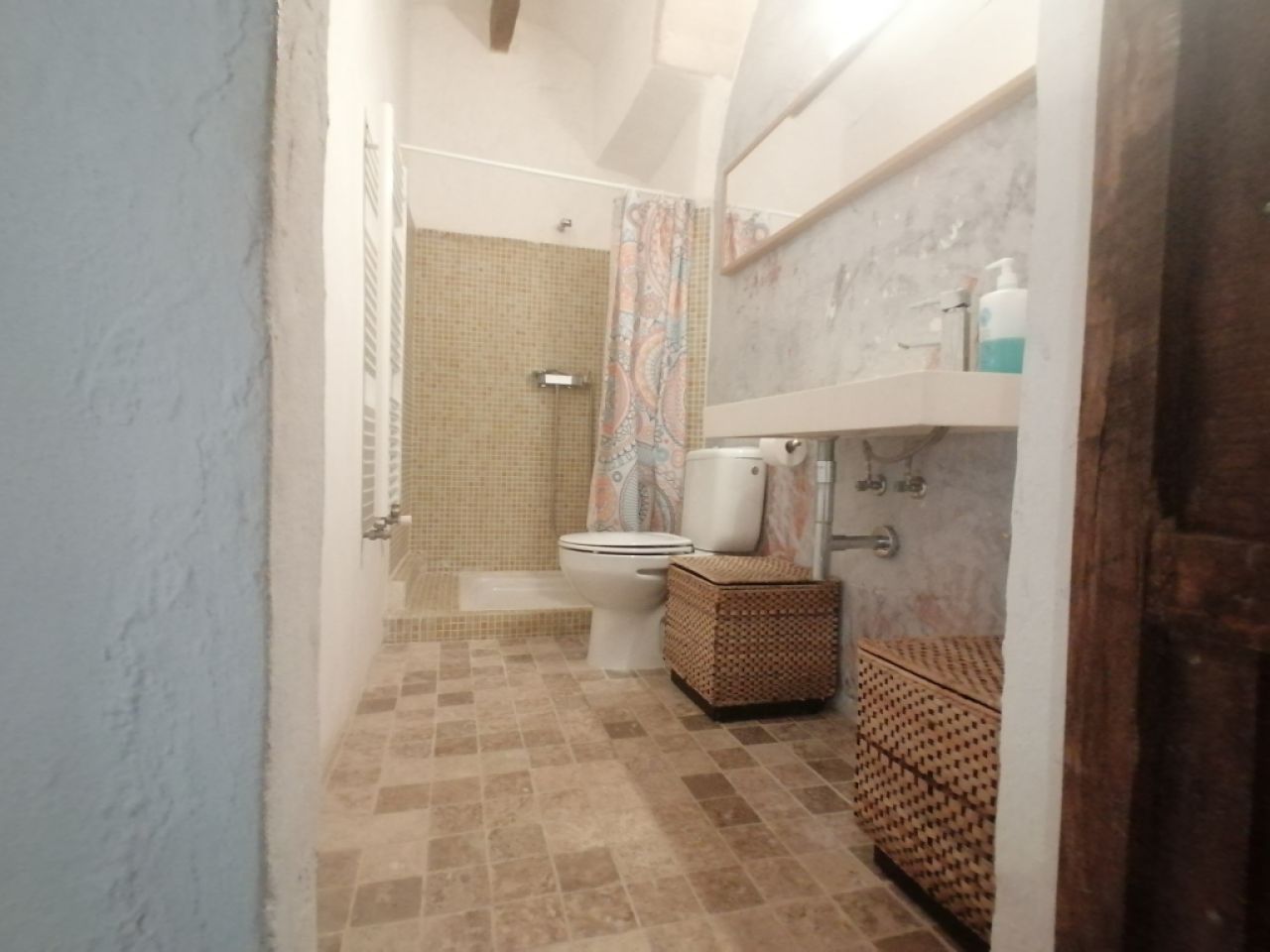 Saison: Parterreapartment mit Ölzentralheizung, Terrasse auf dem Lande bei Cas Concos-- AP 62 T