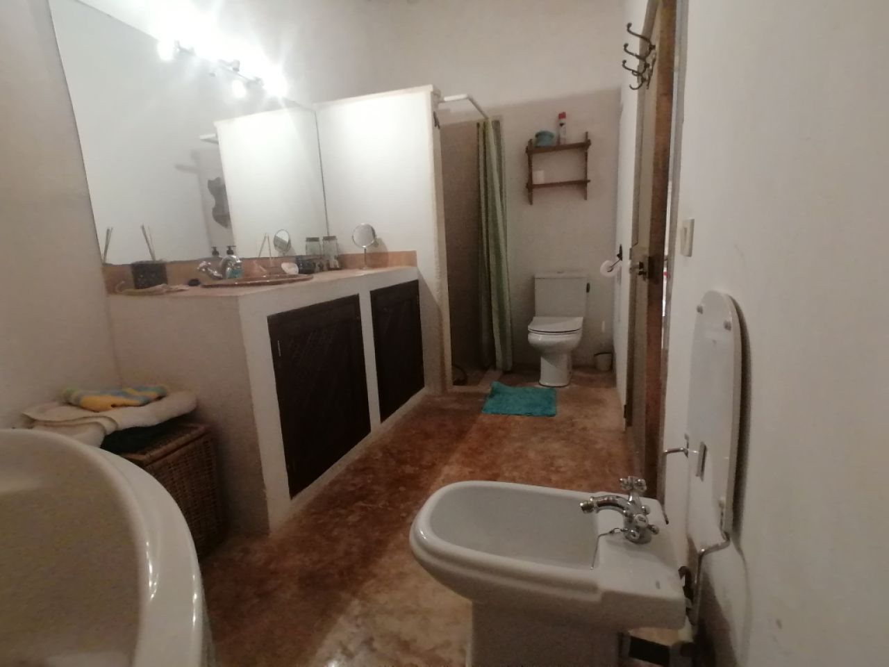 Saison: Parterreapartment mit Ölzentralheizung, Terrasse auf dem Lande bei Cas Concos-- AP 62 T