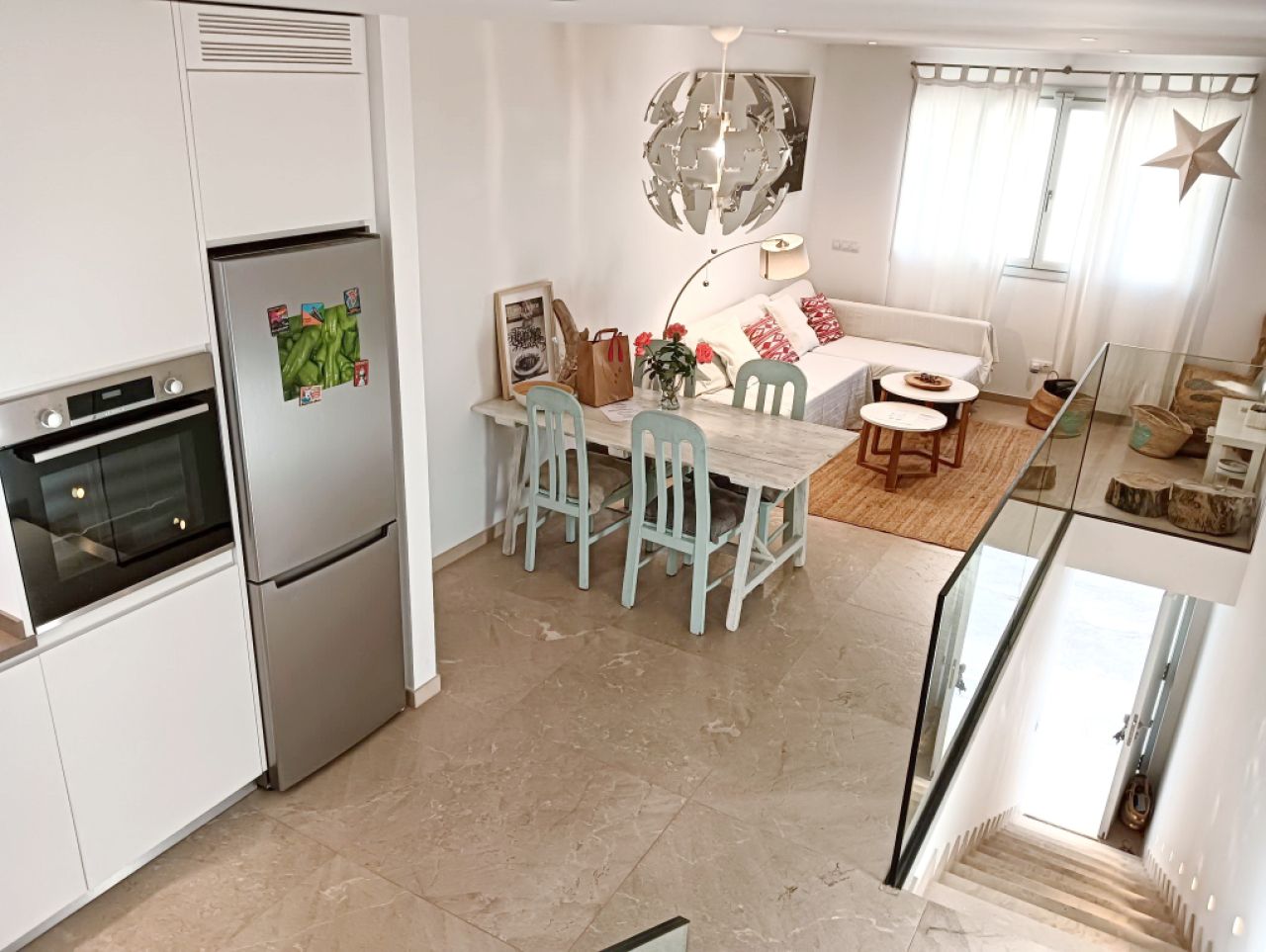 TEMPORADA: Hermoso apartamento dúplex con aire acondicionado central y vista al mar en Porto Colom -