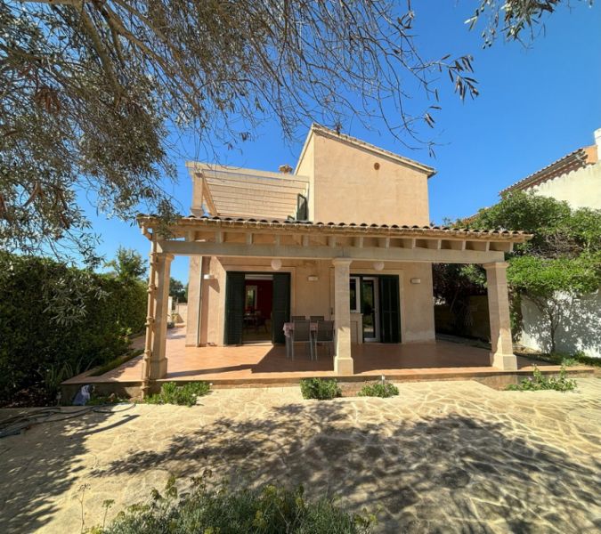 Saison / Winter: Grosses Chalet mit Heizung und schönem Garten bei Estanyol -- Sa Rapita -- CH 67 T