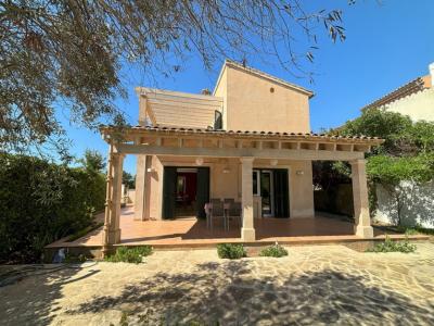 Temporada / Invierno: Gran chalet con calefacción y bonito jardín cerca de Estanyol -- Sa Ràpita -- CH 67 T