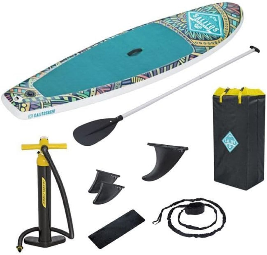 SALITOS Stand-Up Paddle-Board (SUP) juego completo – 320 cm – Turquesa