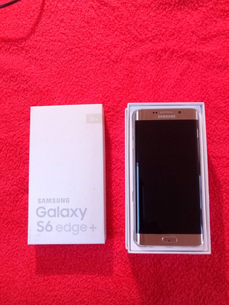 Samsung Galaxy S6 Edge más 32gb de oro defecto de teléfono móvil smartphone gratis