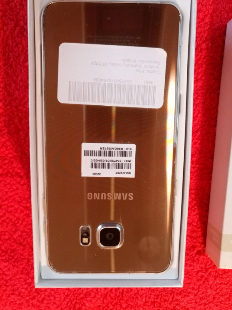 Samsung Galaxy S6 Edge más 32gb de oro defecto de teléfono móvil smartphone gratis