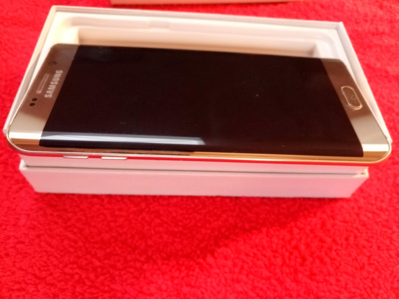 Samsung Galaxy S6 Edge más 32gb de oro defecto de teléfono móvil smartphone gratis