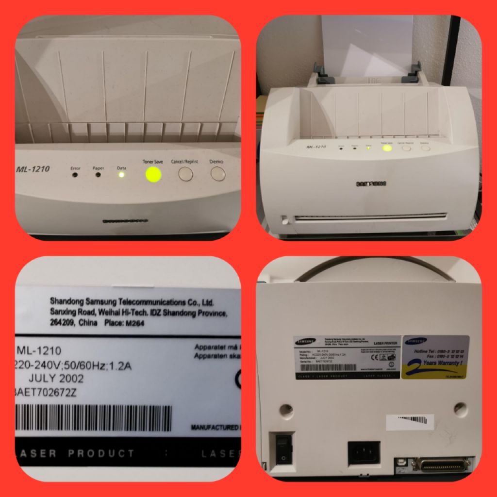 Samsung Laserdrucker, Modell ML-1210
