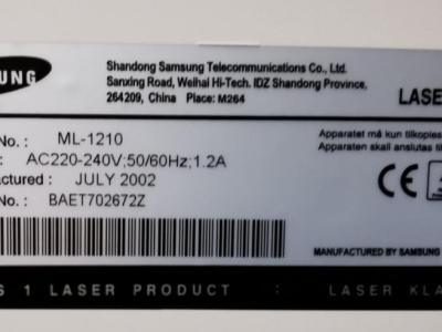 Samsung Laserdrucker, Modell ML-1210