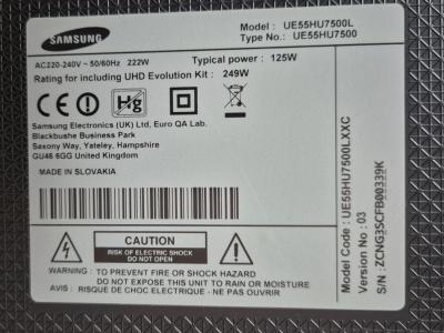 Samsung TV 55-inch UHD Television – Top Condition