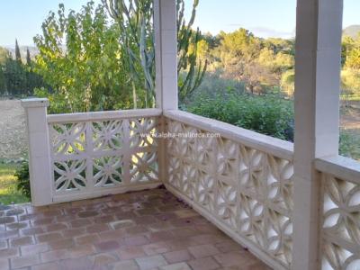 SANT JOAN (CENTRE OF THE ISLAND): Charming finca with pool, private well, guest apartment and 82 m2 shed