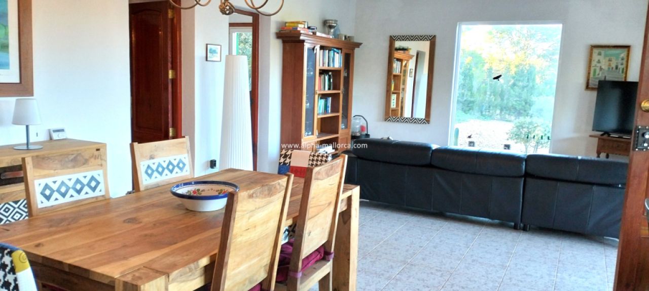 SANT JOAN (CENTRE OF THE ISLAND): Charming finca with pool, private well, guest apartment and 82 m2 shed