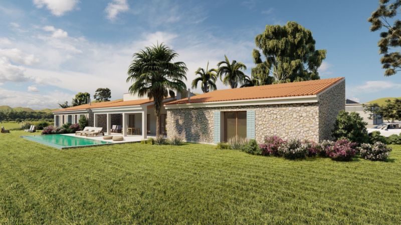 SANT JOAN / PETRA: Ländliches Grundstück MIT BAUGENEHMIGUNG für eine Finca zu verkaufen